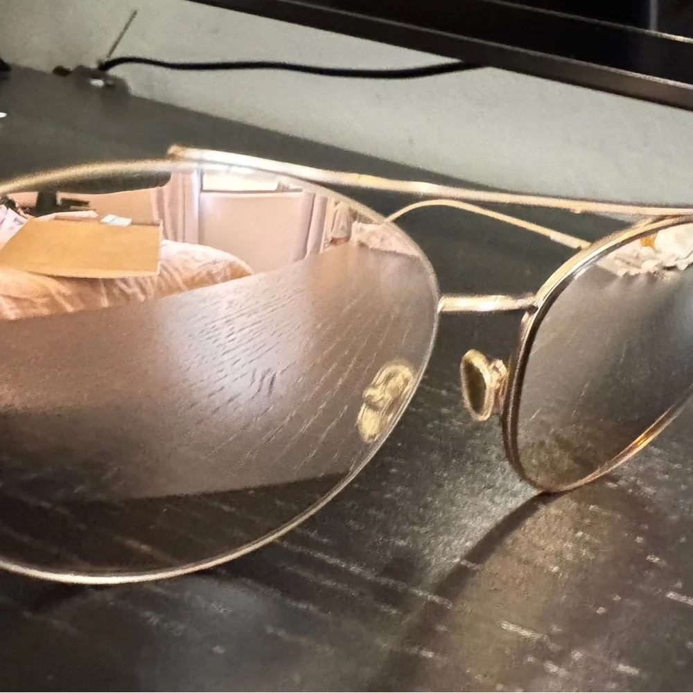 Tom Ford Gold Aviator Sunglasses